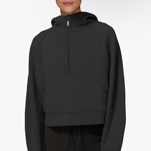 Black Half-Zip Hoodie